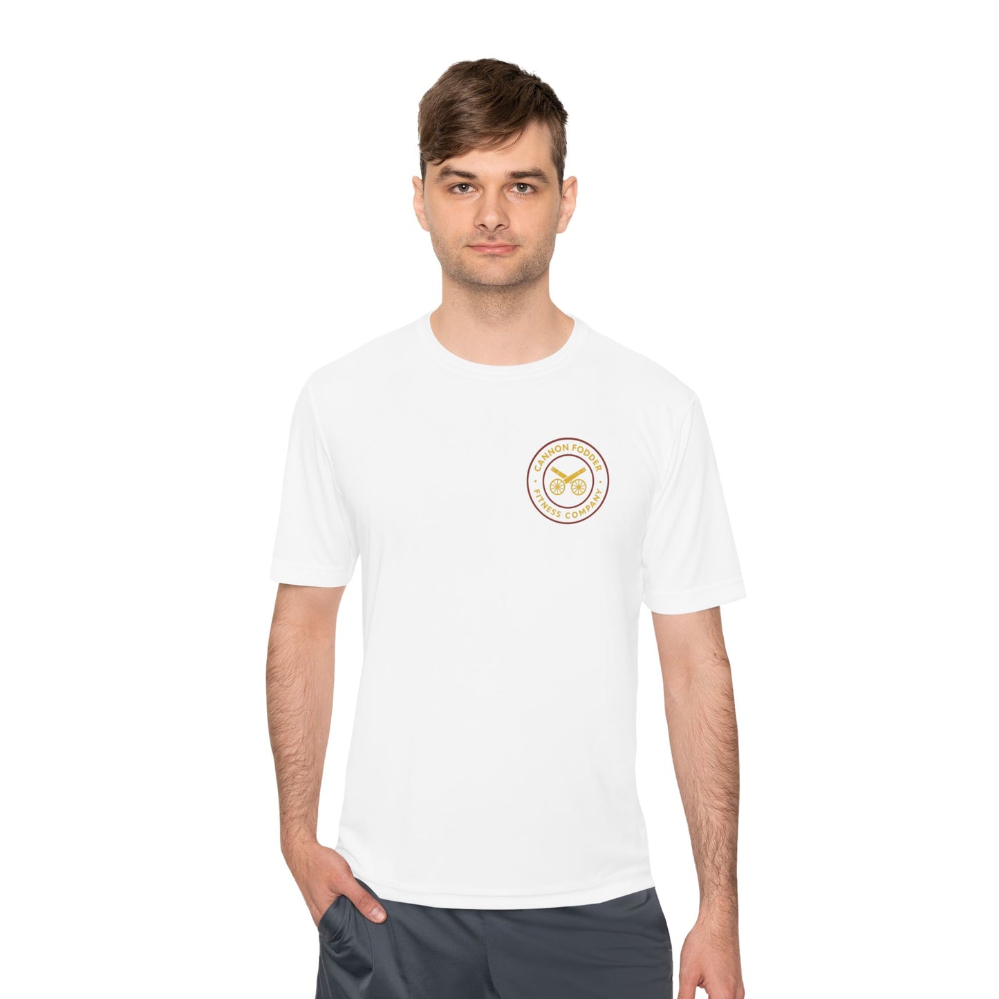 Unisex Moisture-Wicking Fitness Tee – “Fuel. Move. Thrive.” Motivational Activewear
