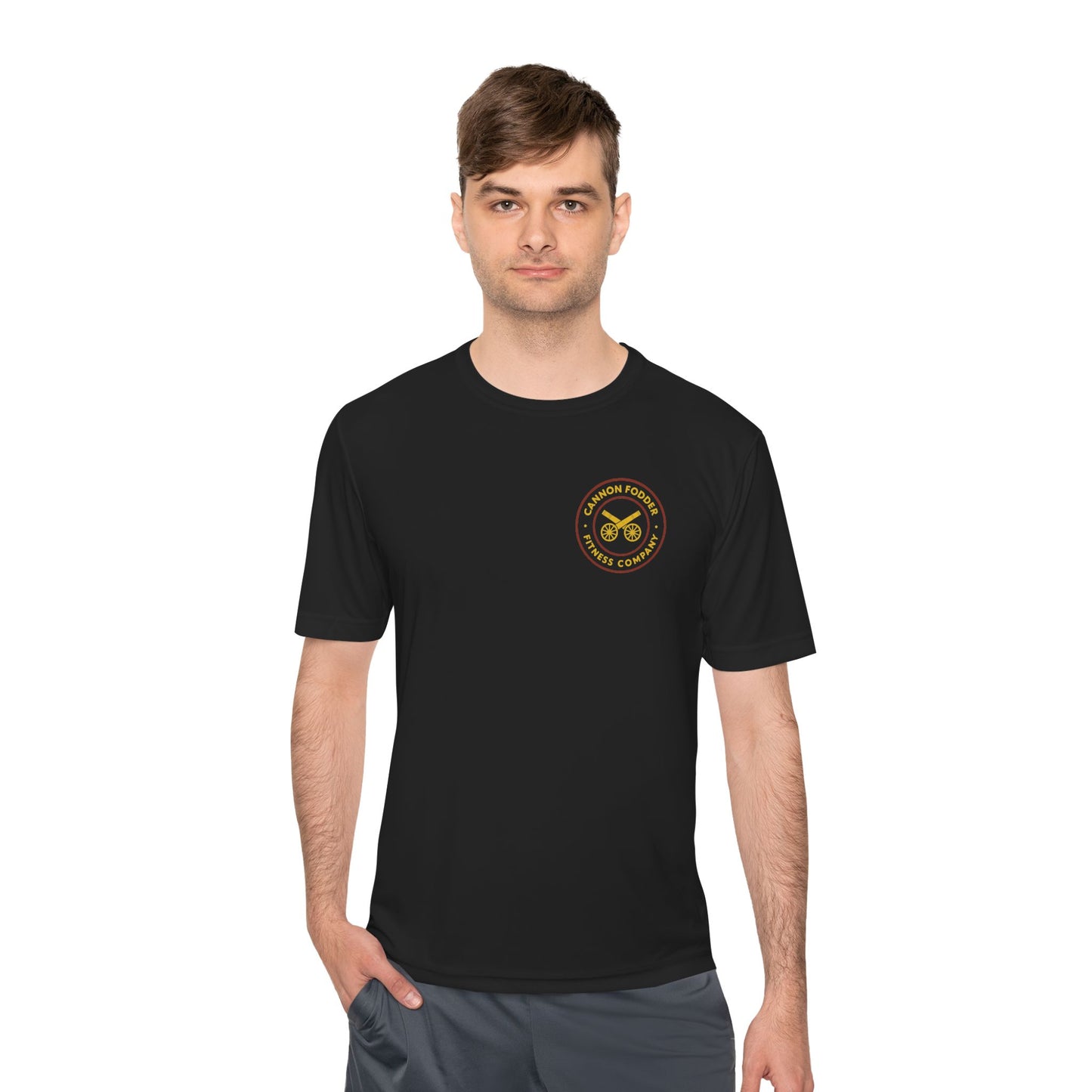 Unisex Moisture-Wicking Fitness Tee – “Fuel. Move. Thrive.” Motivational Activewear