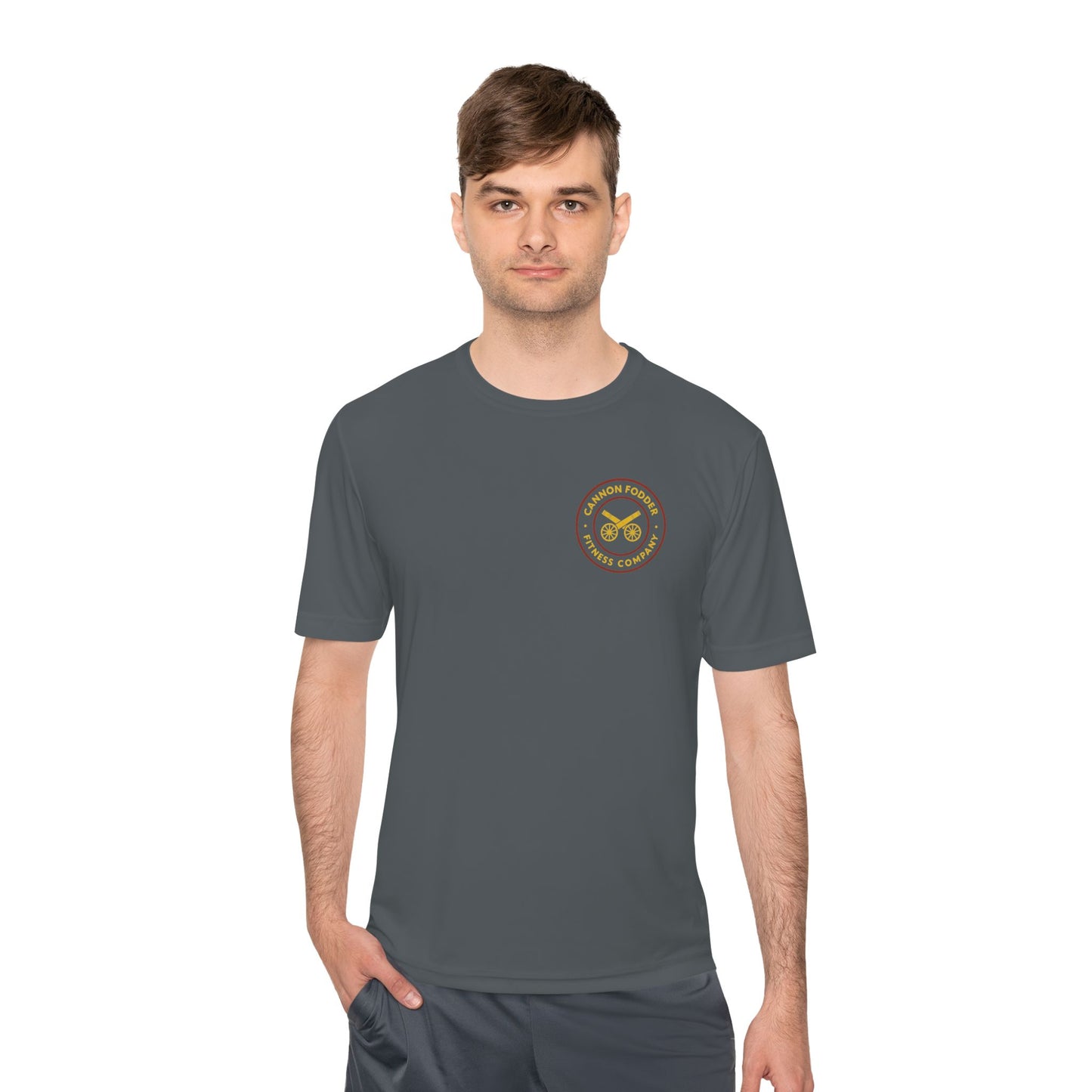 Unisex Moisture-Wicking Fitness Tee – “Fuel. Move. Thrive.” Motivational Activewear