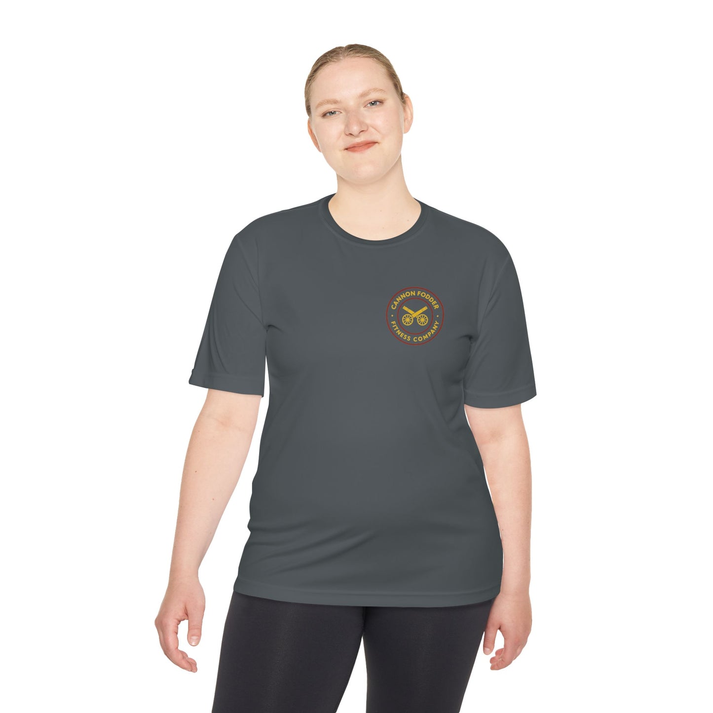 Unisex Moisture-Wicking Fitness Tee – “Fuel. Move. Thrive.” Motivational Activewear