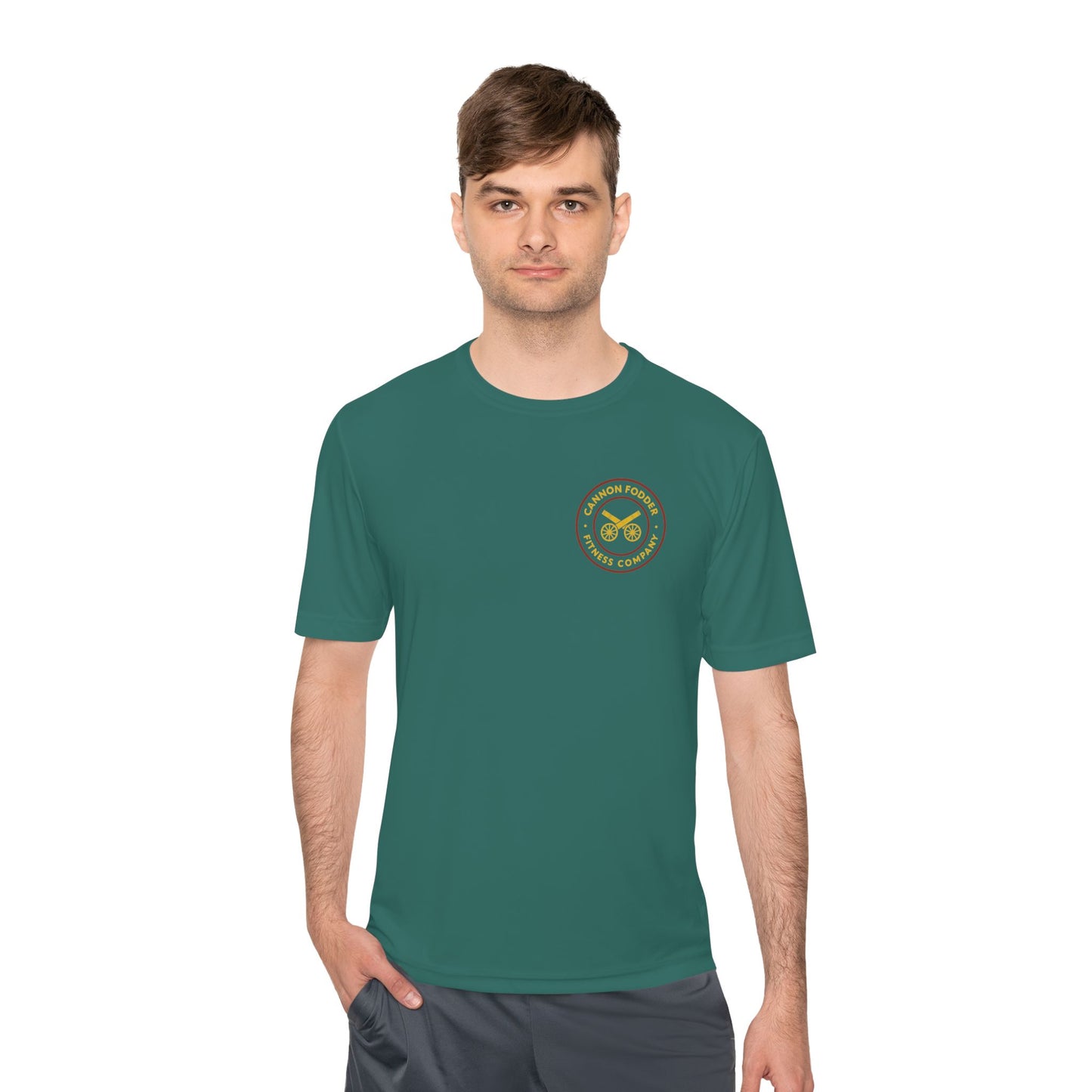 Unisex Moisture-Wicking Fitness Tee – “Fuel. Move. Thrive.” Motivational Activewear