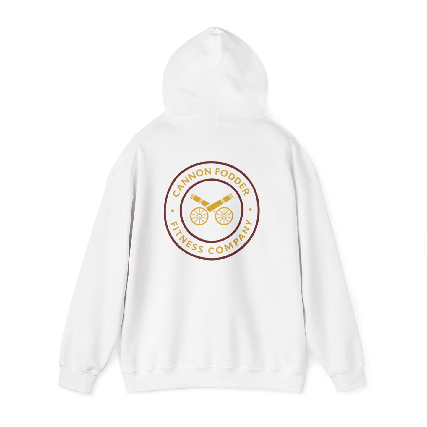 Cannon Fodder Emblem Hoodie – “Fuel. Move. Thrive.”