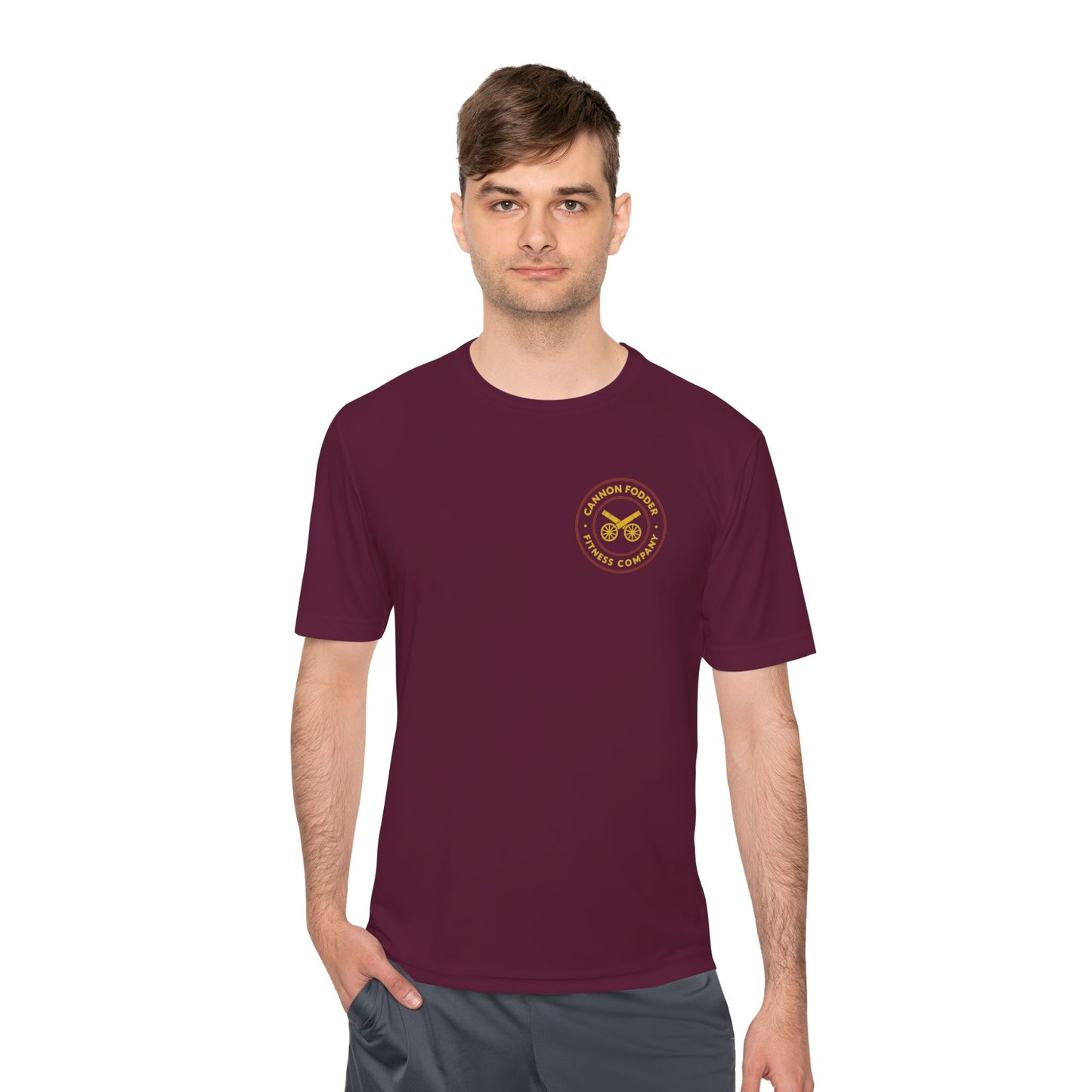 Unisex Moisture-Wicking Fitness Tee – “Fuel. Move. Thrive.” Motivational Activewear