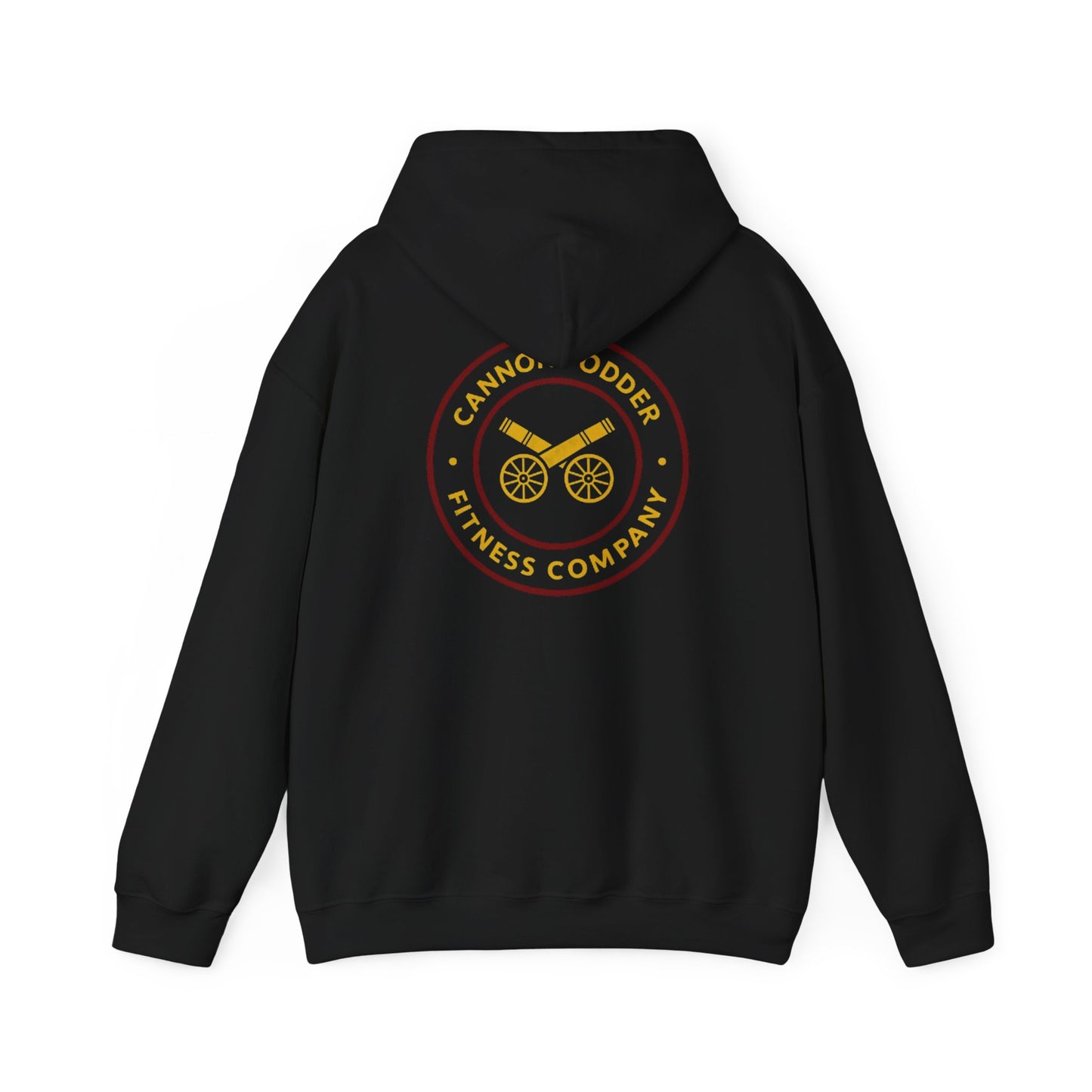 Cannon Fodder Emblem Hoodie – “Fuel. Move. Thrive.”