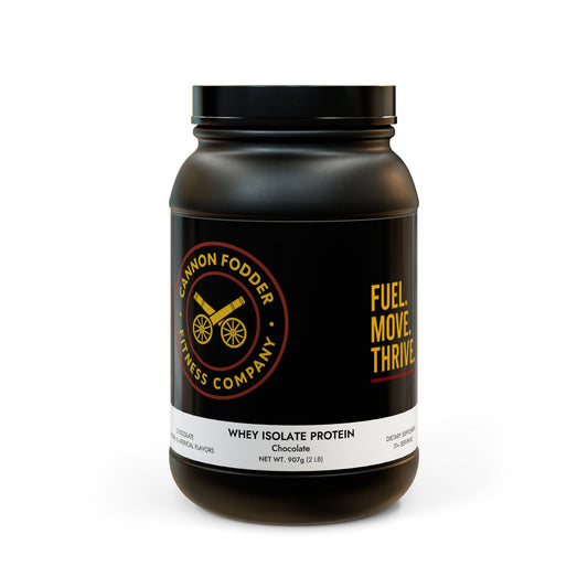 Cannon Fodder Fitness | Whey Isolate Protein (Chocolate, 2lb)