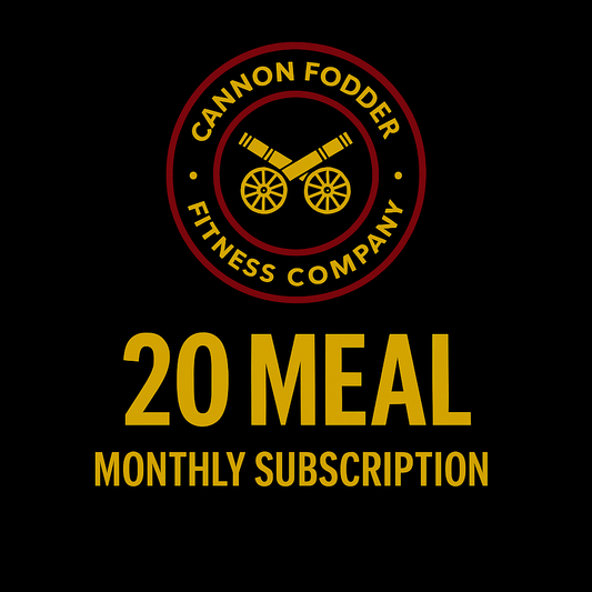 20 Meal Monthly Subscription
